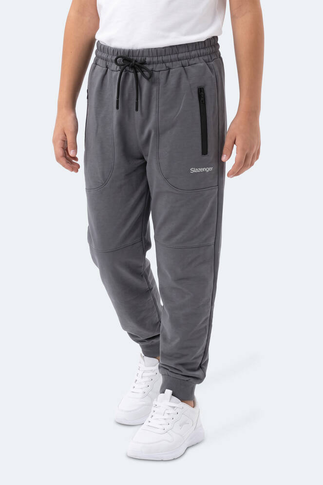Slazenger PRIMO Unisex Çocuk Koyu Gri Eşofman Altı