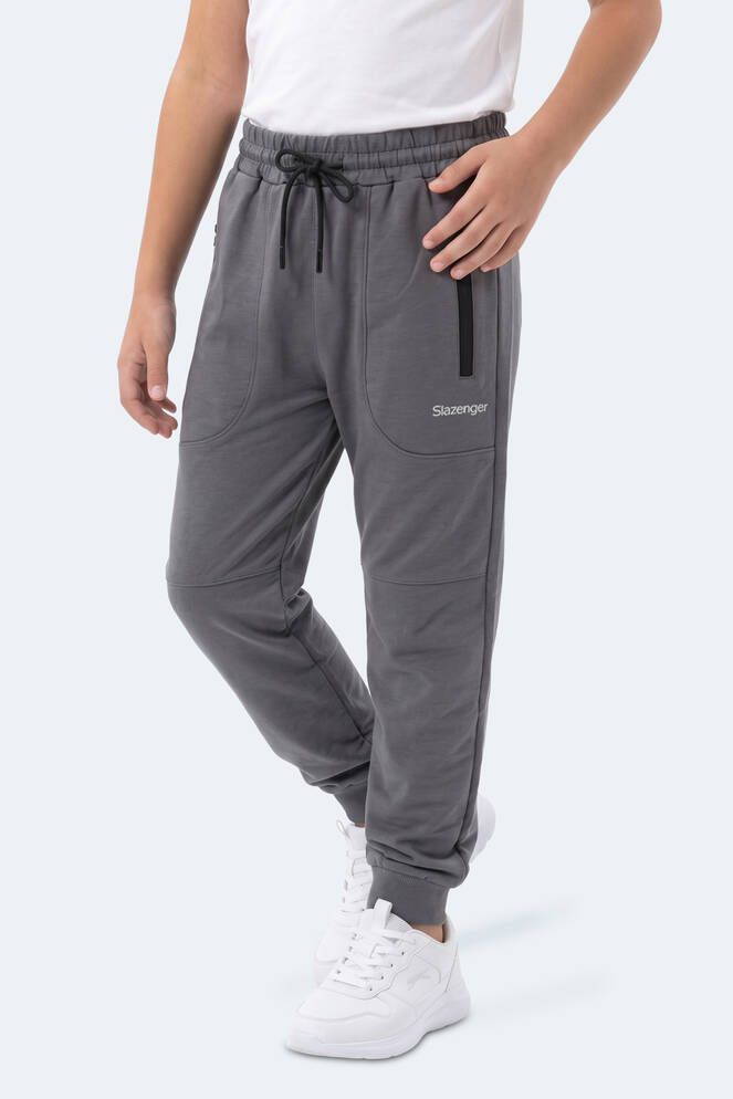 Slazenger PRIMO Unisex Çocuk Koyu Gri Eşofman Altı