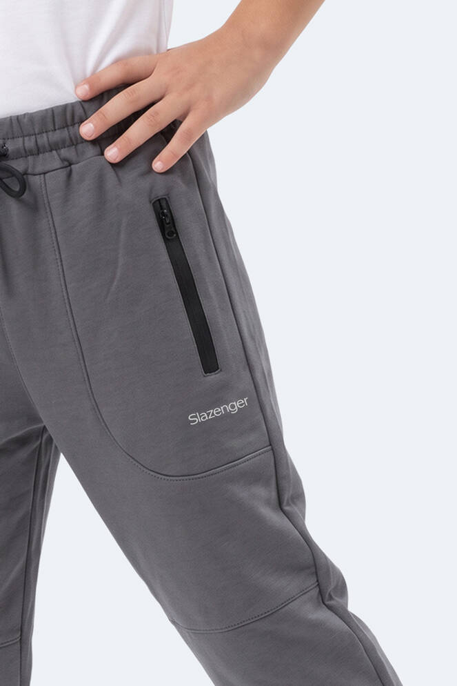 Slazenger PRIMO Unisex Çocuk Koyu Gri Eşofman Altı
