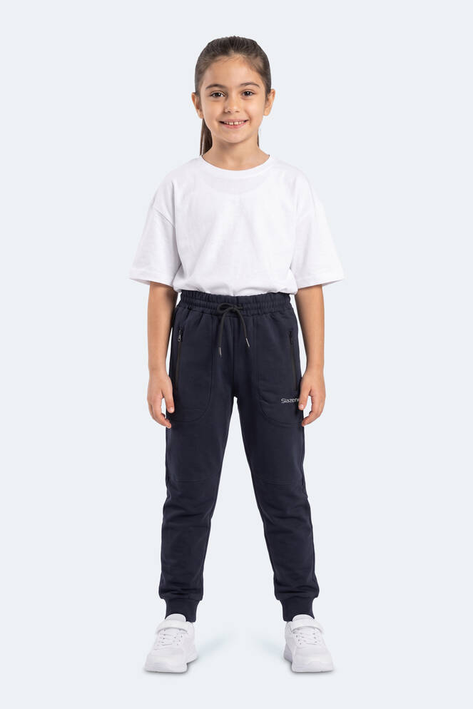 Slazenger PRIMO Unisex Çocuk Lacivert Eşofman Altı