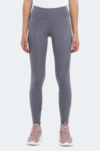 Slazenger PUNK Women's Fitness Tights Anthracite - Thumbnail