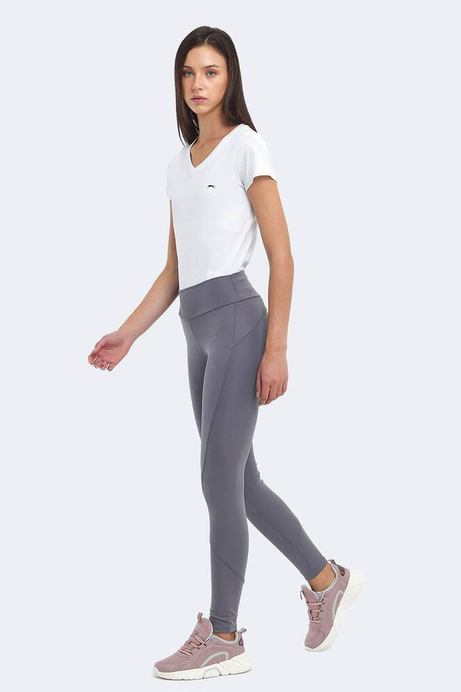 Slazenger PUNK Women's Fitness Tights Anthracite