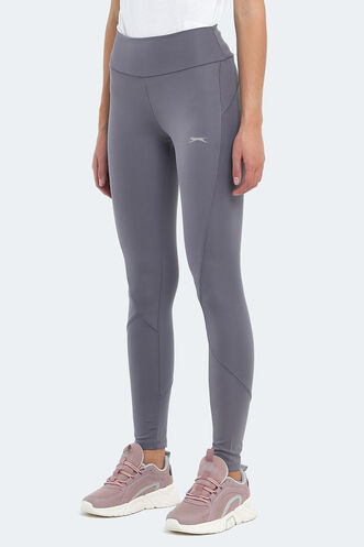 Slazenger PUNK Women's Fitness Tights Anthracite - Thumbnail