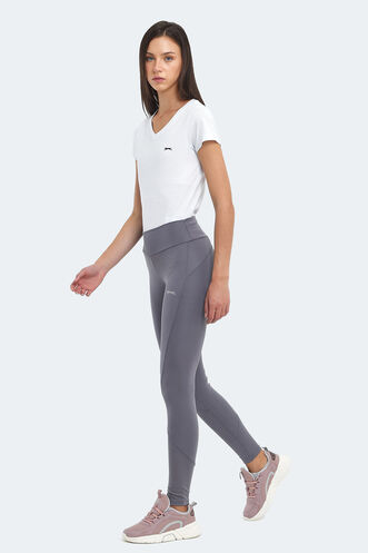 Slazenger PUNK Women's Fitness Tights Anthracite - Thumbnail