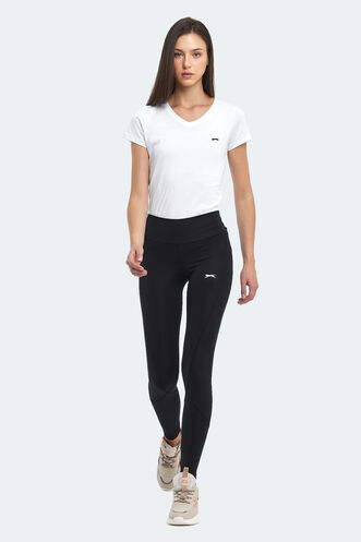 Slazenger - Slazenger PUNK Women's Fitness Tights Black