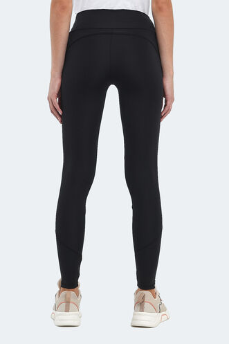 Slazenger PUNK Women's Fitness Tights Black - Thumbnail