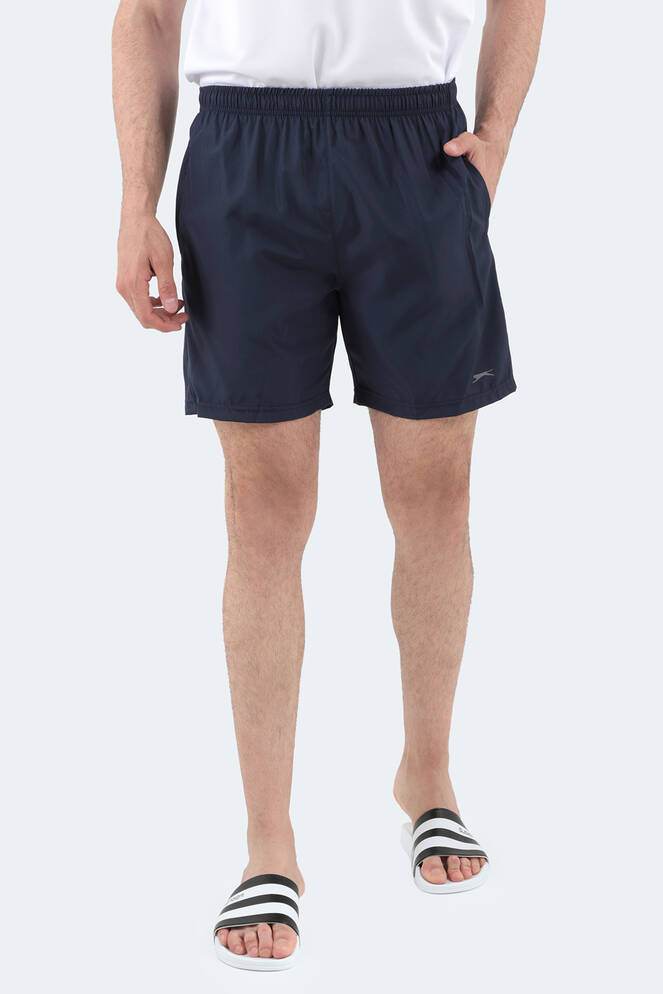 Slazenger RABI IN Erkek Cepli Deniz Şortu Lacivert Mayo
