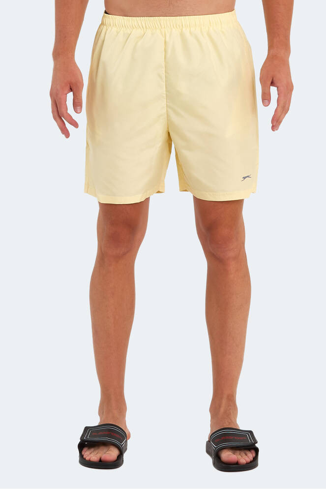 Slazenger RABI IN Erkek Cepli Deniz Şortu Sarı Mayo