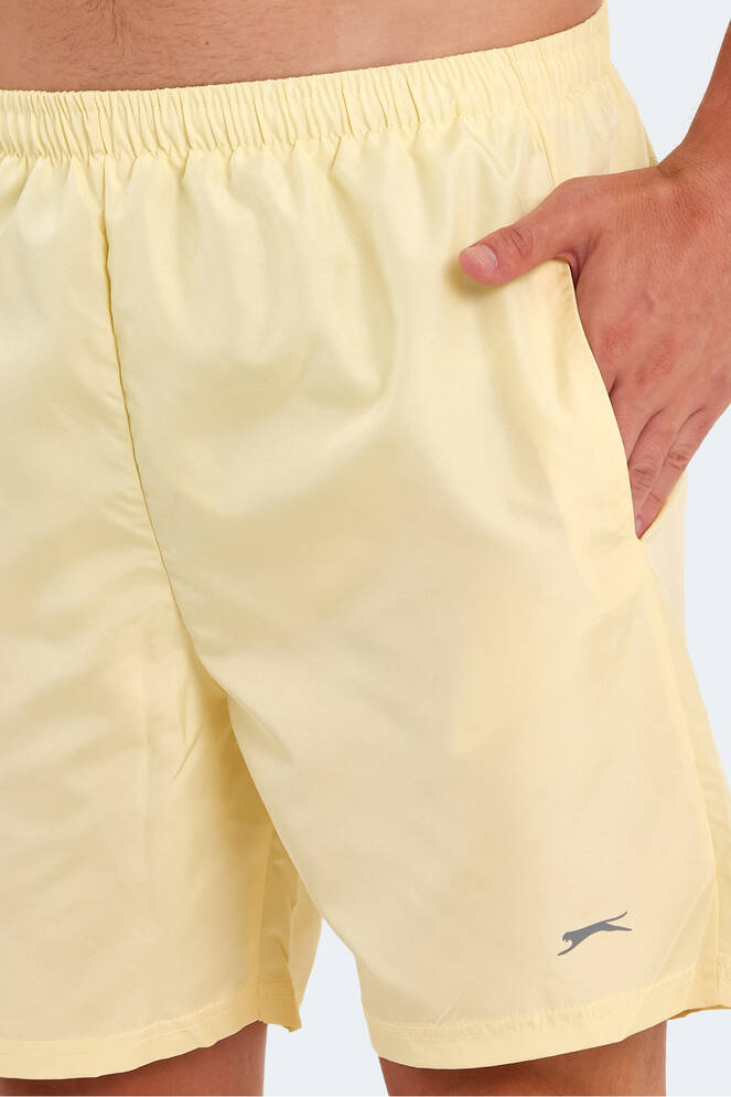 Slazenger RABI IN Erkek Cepli Deniz Şortu Sarı Mayo