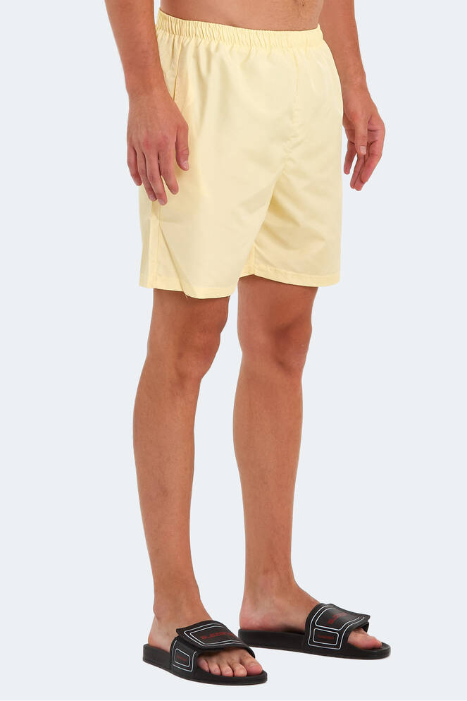 Slazenger RABI IN Erkek Cepli Deniz Şortu Sarı Mayo