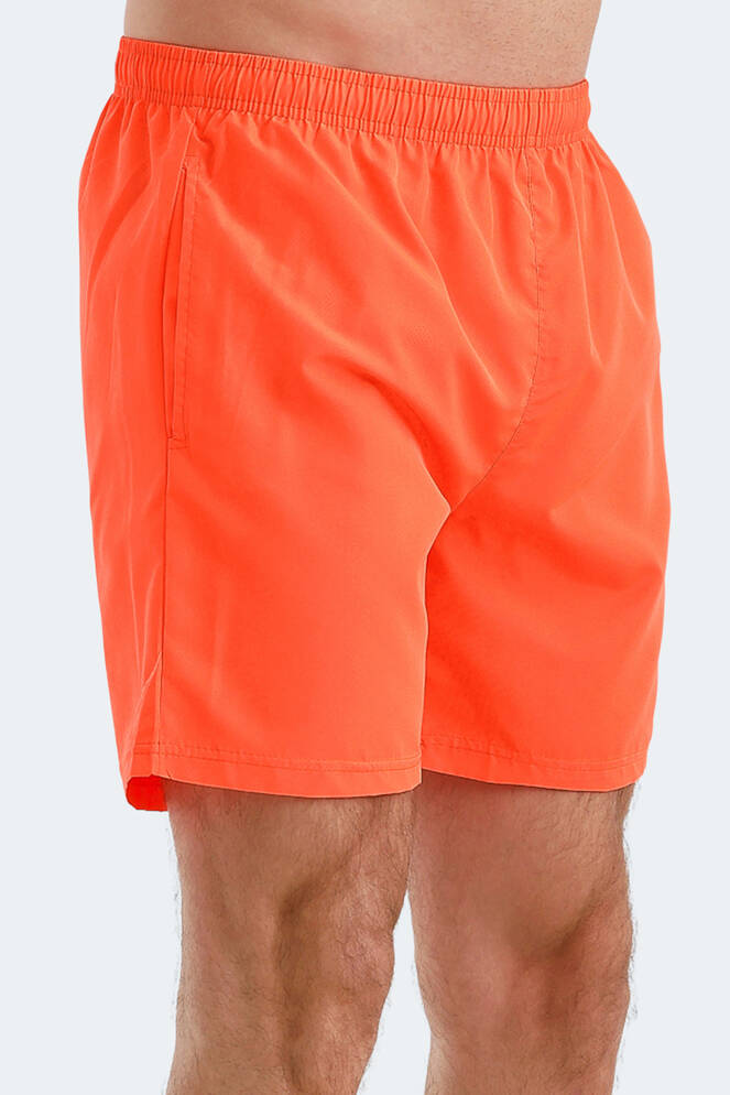 Slazenger RABI IN Erkek Cepli Deniz Şortu Neon Turuncu Mayo