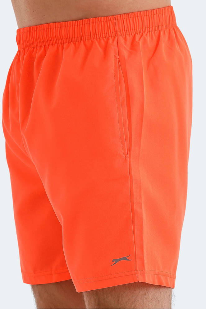 Slazenger RABI IN Erkek Cepli Deniz Şortu Neon Turuncu Mayo