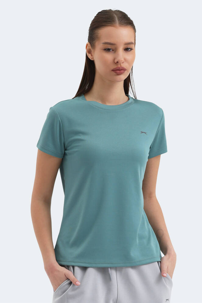 Slazenger RACING Kadın Tişört Nane Yeşili