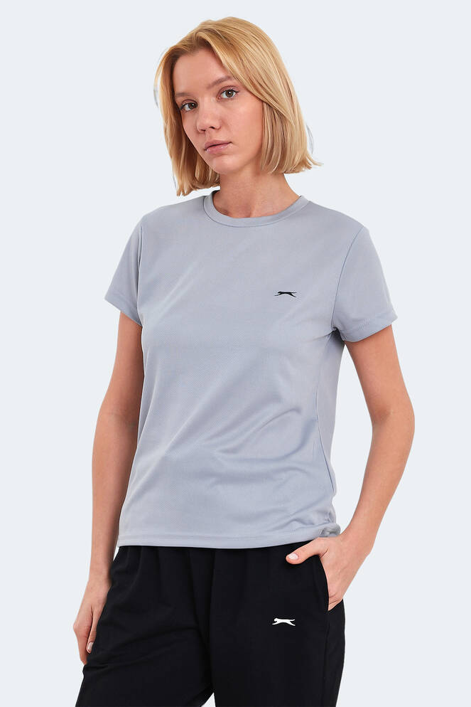 Slazenger RACING Women's T-Shirt Light Gray