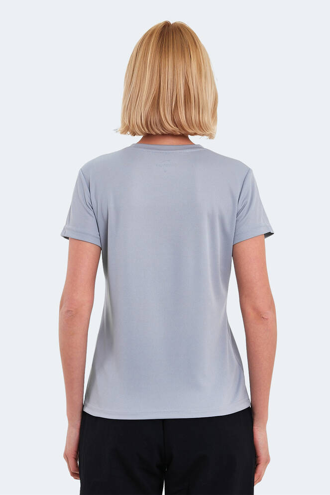 Slazenger RACING Women's T-Shirt Light Gray