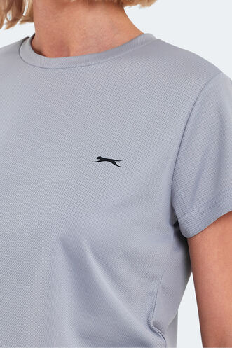 Slazenger RACING Women's T-Shirt Light Gray - Thumbnail