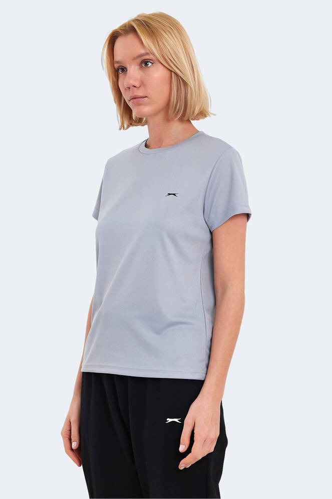 Slazenger RACING Women's T-Shirt Light Gray