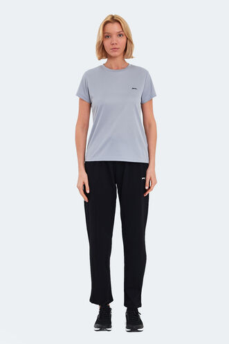 Slazenger RACING Women's T-Shirt Light Gray - Thumbnail