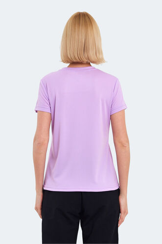 Slazenger RACING Women's T-Shirt Lilac - Thumbnail