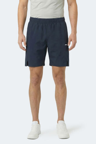 Slazenger RADIANT Erkek Cepli Fıtness Lacivert Şort - Thumbnail