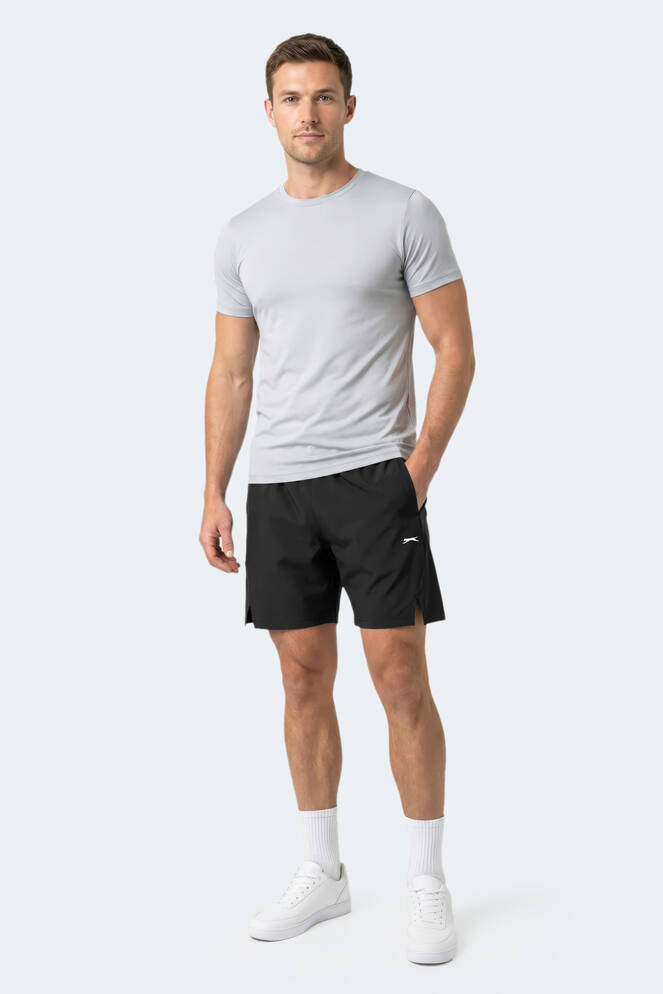 Slazenger RADIANT Erkek Cepli Fıtness Siyah Şort