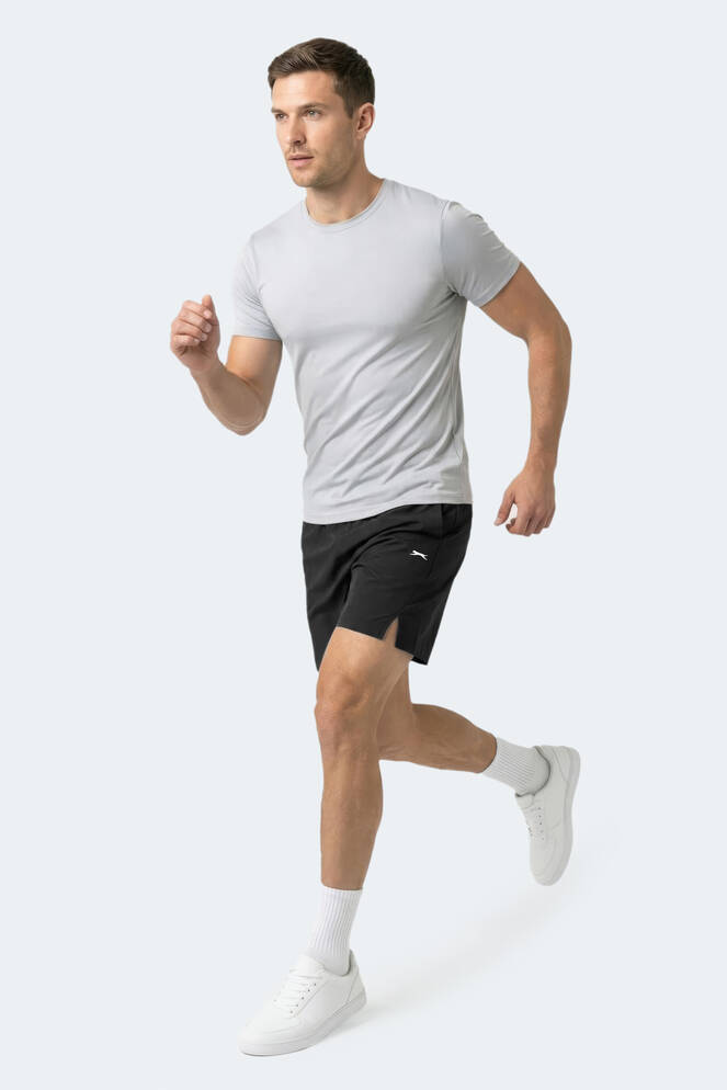 Slazenger RADIANT Erkek Cepli Fıtness Siyah Şort