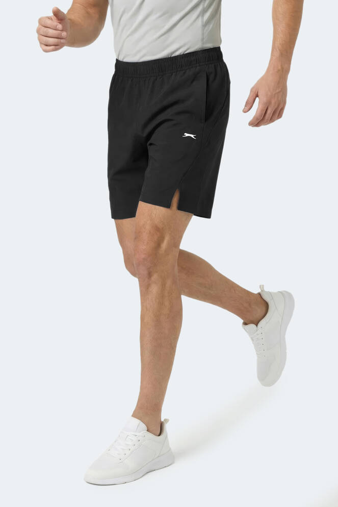Slazenger RADIANT Erkek Cepli Fıtness Siyah Şort