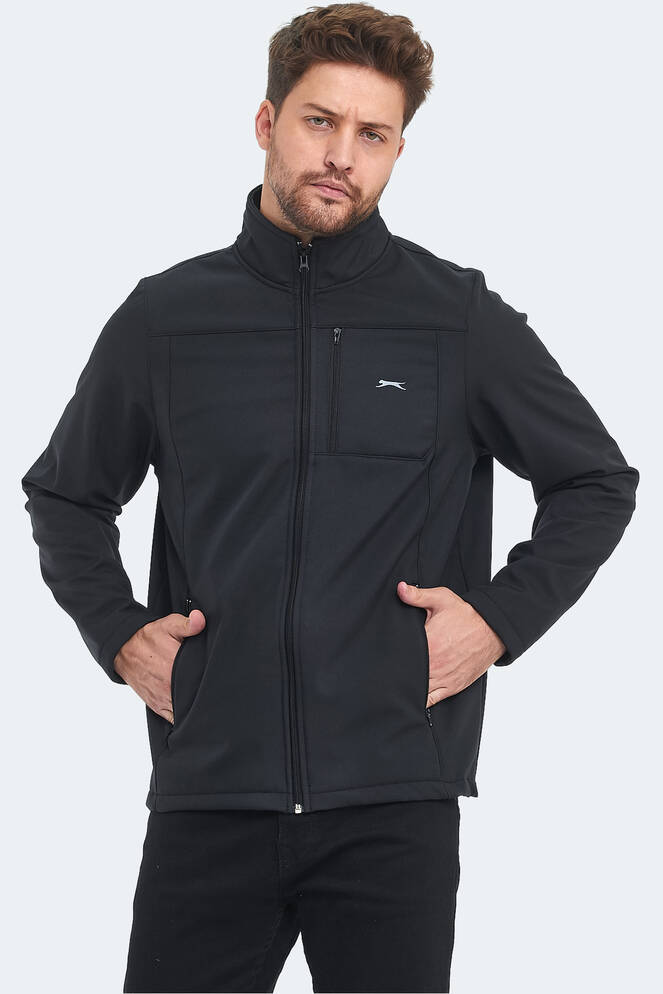 Slazenger RADOS Men's Jacket & Coat Black Slazenger RADOS Men's Jacket & Coat Black