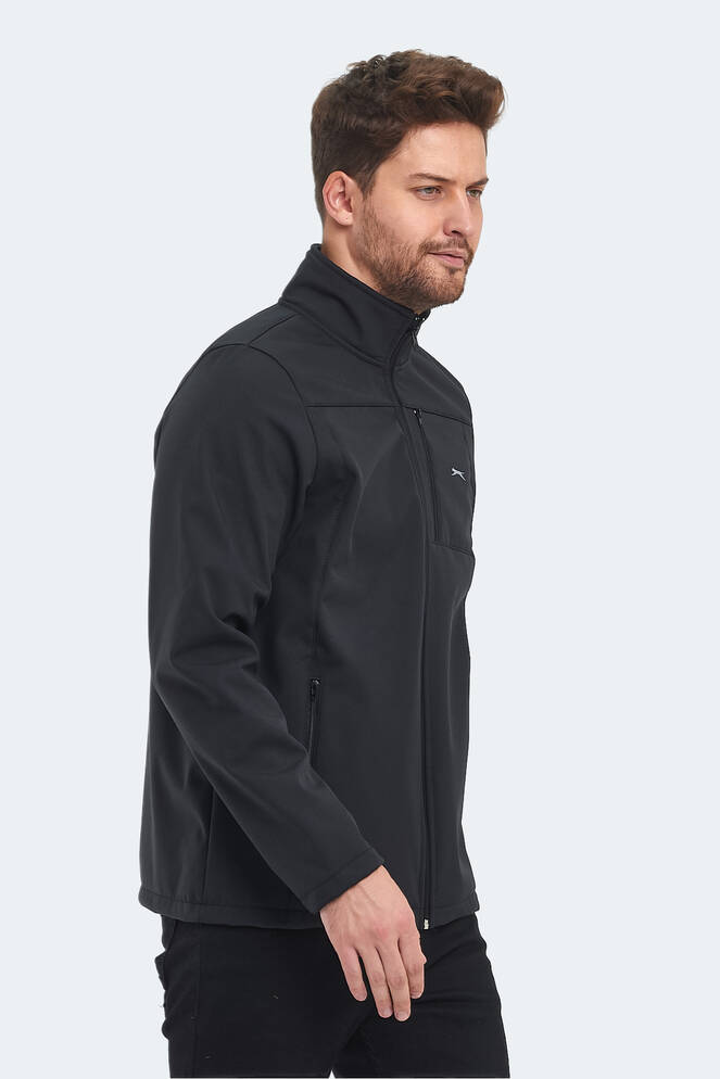 Slazenger RADOS Men's Jacket & Coat Black Slazenger RADOS Men's Jacket & Coat Black