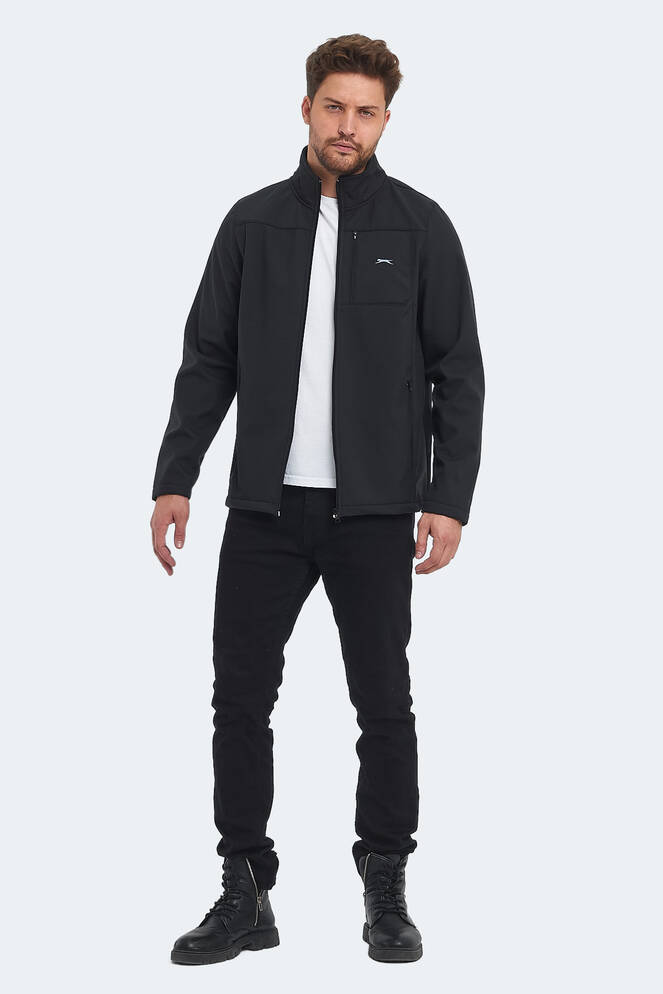 Slazenger RADOS Men's Jacket & Coat Black Slazenger RADOS Men's Jacket & Coat Black