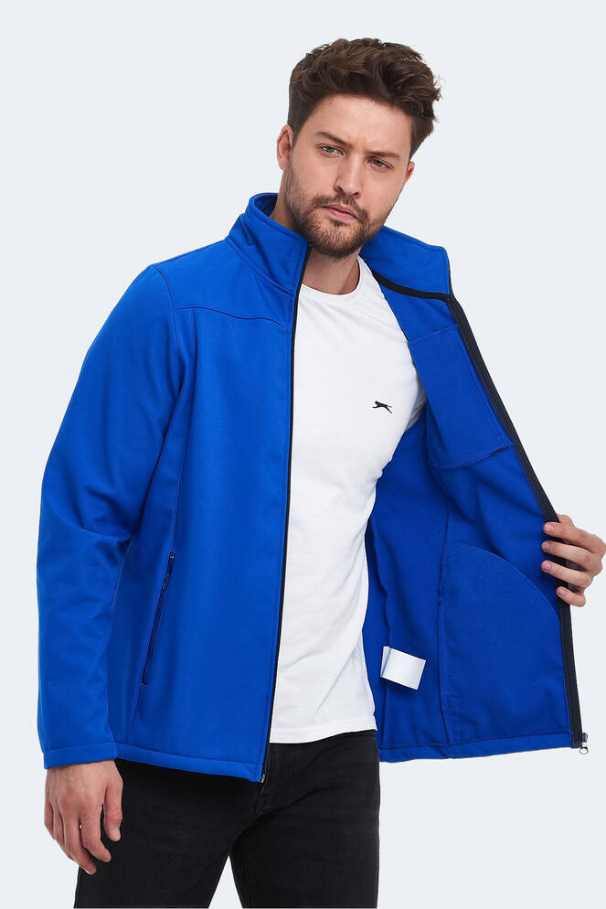 Slazenger RADOS Men's Jacket & Coat Saks Blue Slazenger RADOS Men's Jacket & Coat Saks Blue