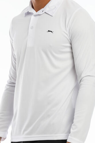 Slazenger RAFAELO Erkek Sweatshirt Beyaz - Thumbnail