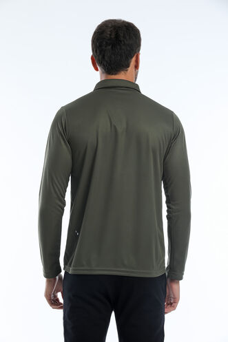 Slazenger RAFAELO Erkek Sweatshirt Haki - Thumbnail