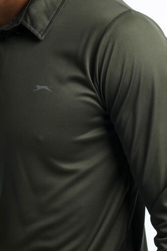 Slazenger RAFAELO Erkek Sweatshirt Haki - Thumbnail