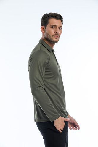 Slazenger RAFAELO Men's Sweatshirt Khaki - Thumbnail