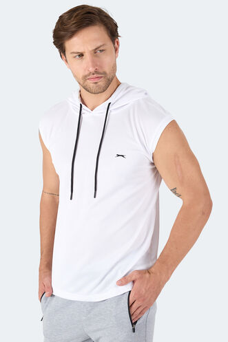 Slazenger - Slazenger RAG Erkek Tişört Beyaz