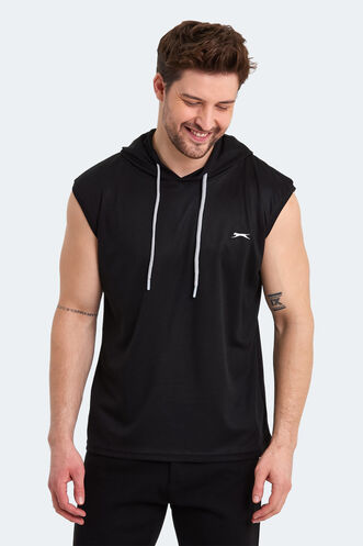 Slazenger RAG Erkek Tişört Siyah - Thumbnail