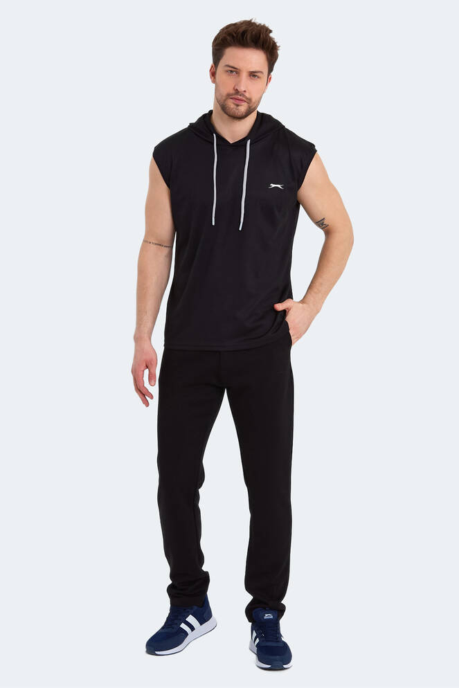 Slazenger RAG Erkek Tişört Siyah