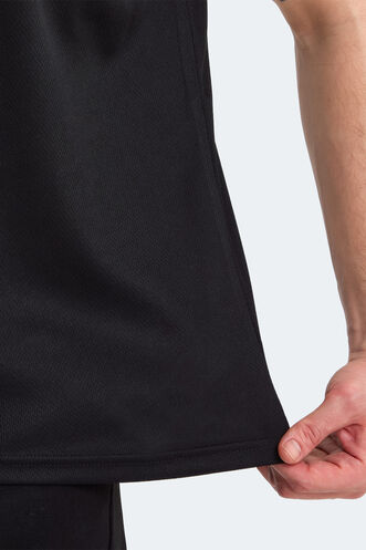 Slazenger RAG Men's T-Shirt Black - Thumbnail