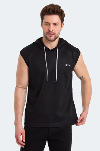 Slazenger RAG Men's T-Shirt Black - Thumbnail