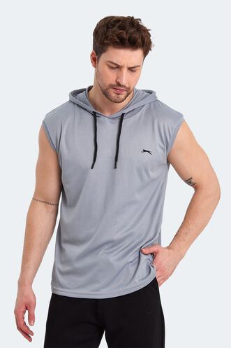 Slazenger RAG Men's T-Shirt Gray - Thumbnail