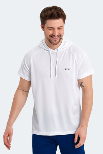 Slazenger RAGNA Erkek Kısa Kollu T-Shirt Beyaz - Thumbnail