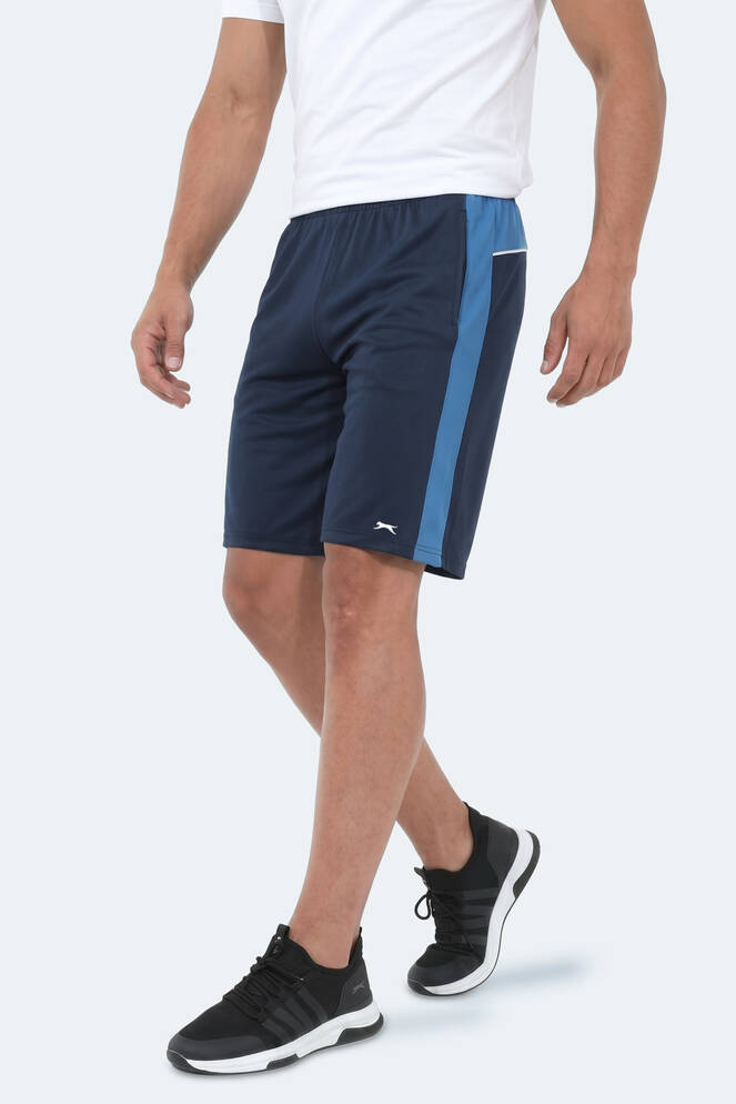 Slazenger RAGUEL Erkek Cepli Fıtness Lacivert Şort