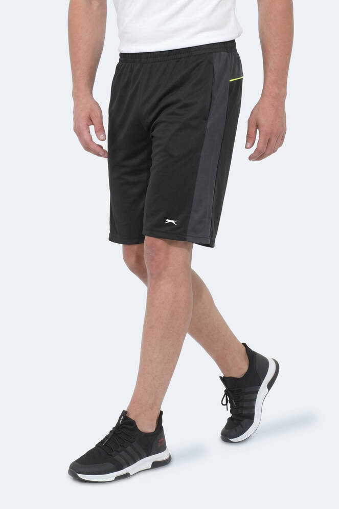 Slazenger RAGUEL Erkek Cepli Fıtness Siyah Şort