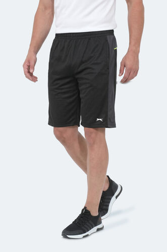 Slazenger RAGUEL Erkek Cepli Fıtness Siyah Şort - Thumbnail