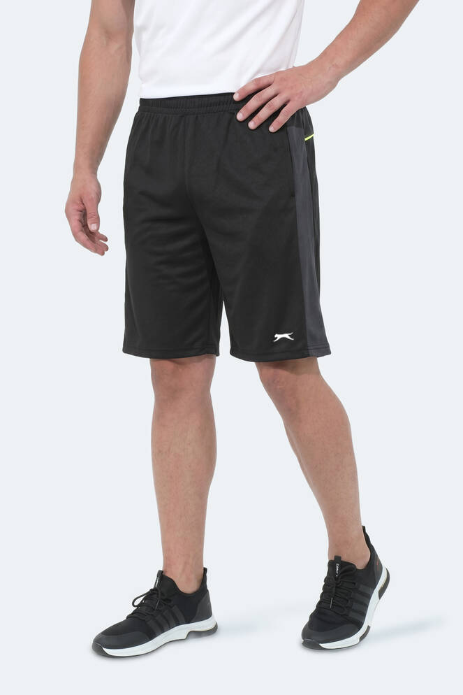 Slazenger RAGUEL Erkek Cepli Fıtness Siyah Şort