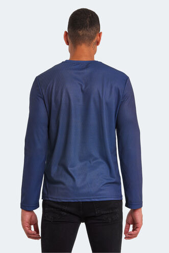Slazenger RAHEL Erkek T-Shirt Lacivert - Thumbnail