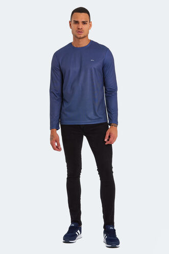 Slazenger RAHEL Erkek T-Shirt Lacivert - Thumbnail