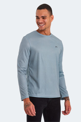 Slazenger RAHEL Men's T-Shirt Gray - Thumbnail