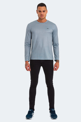 Slazenger RAHEL Men's T-Shirt Gray - Thumbnail